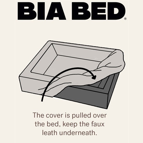 Bia Bed Rib Hoes Hondenmand Zand