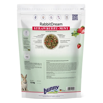 Bunny Nature Konijnendroom Special Edition Strawberry / Mint 1,5 Kg