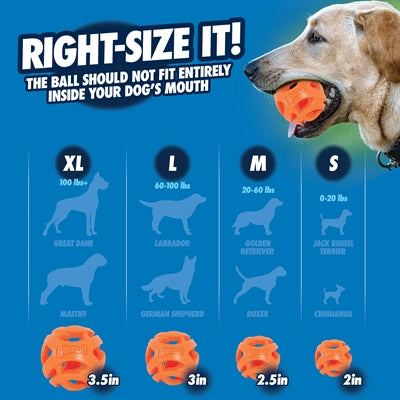 Chuckit Breathe Right Fetch Bal Oranje
