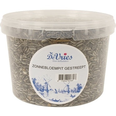 De Vries Zonnebloempit Gestreept