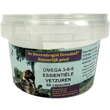 Dierendrogist Omega 3-6-9 Vetzuren Capsules