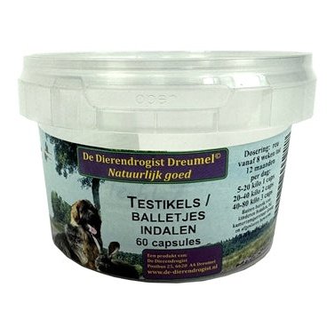 Dierendrogist Testikels Indalen Capsules