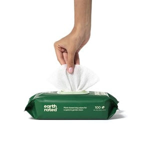 Earth Rated Dog Wipes Geurloos Composteerbaar
