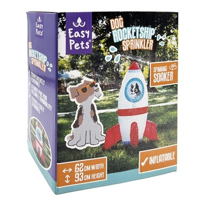 Easypets Summer Rocketship Sprinkler