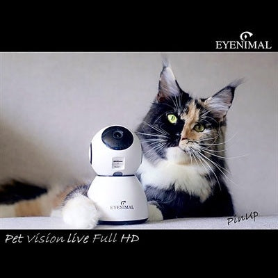Eyenimal Pet Vision Live Hd Camera Met Geluidsdetectie