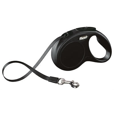 Flexi Rollijn Classic Tape Zwart