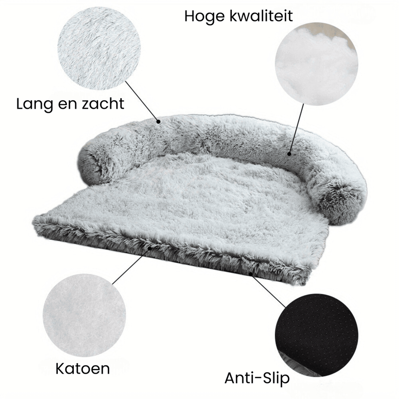 Hondenmand voor op de bank