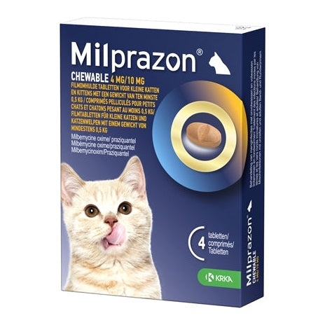 Krka Milprazon Kauwtabletten Ontwormingstabletten Kat