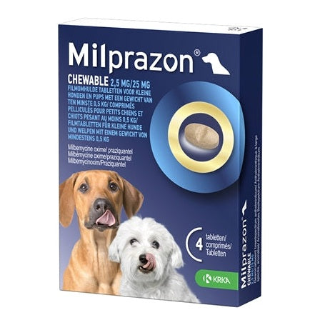 Krka Milprazon Kauwtabletten Ontwormingstabletten Hond