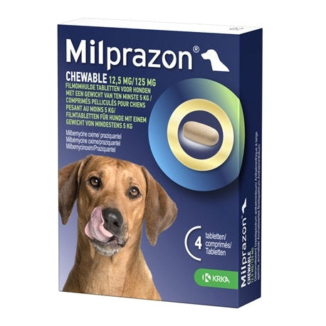 Krka Milprazon Kauwtabletten Ontwormingstabletten Hond