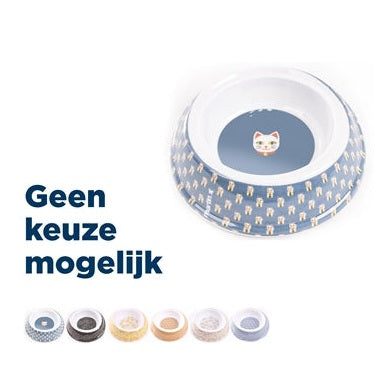 Martin Voerbak / Drinkbak Kat Melamine Japan Assorti