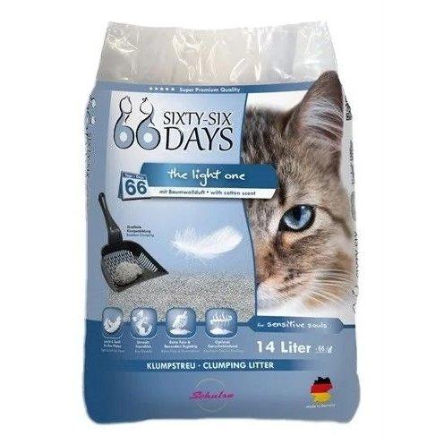 Merkloos 66 Days Cotton Light Kattenbakvulling