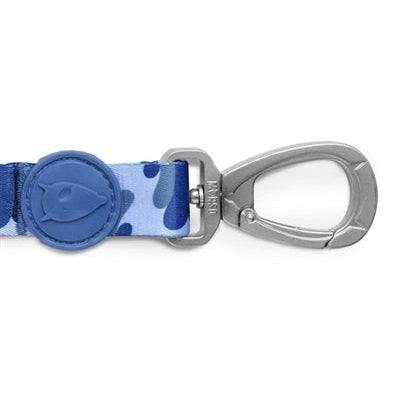 Morso Hondenriem Gerecycled Splash Blauw