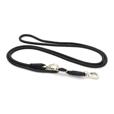 Morso Hondenriem Hands Free Soft Rope Gerecycled Zwart
