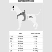 Morso Hondentuig Body Mesh Gerecycled Full Metal Dog Bruin