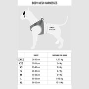 Morso Hondentuig Body Mesh Gerecycled Lipstick Roze