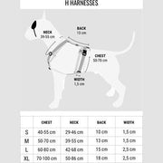 Morso Hondentuig H-Tuig Gerecycled Power Flow Zwart