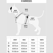 Morso Hondentuig H-Tuig Gerecycled Skyline Rood / Roze