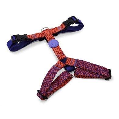 Morso Hondentuig H-Tuig Gerecycled Urban Lizard Rood