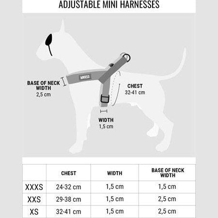 Morso Mini Hondentuig Verstelbaar Gerecycled Bubble Leo Roze