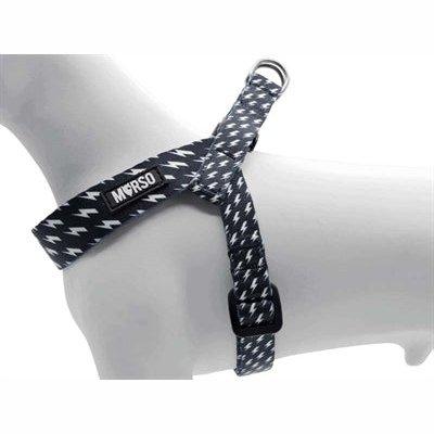 Morso Mini Hondentuig Verstelbaar Gerecycled Power Flow Zwart