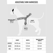 Morso Mini Hondentuig Verstelbaar Gerecycled Skyline Rood / Roze