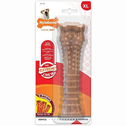 Nylabone Dura Chew Voor Harde Bijters Baconsmaak