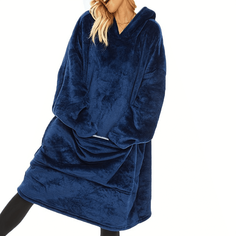 Oversized Snuggle Hoodie Deken met Buidelzakken