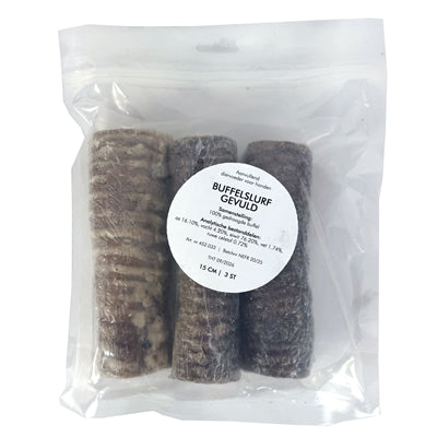 Petsnack Buffelslurf Gevuld 15 Cm 2 St