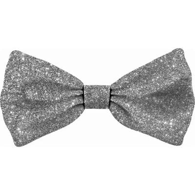 Plenty Gifts Kerst Vlinderstrik Kat Glitter Zilver