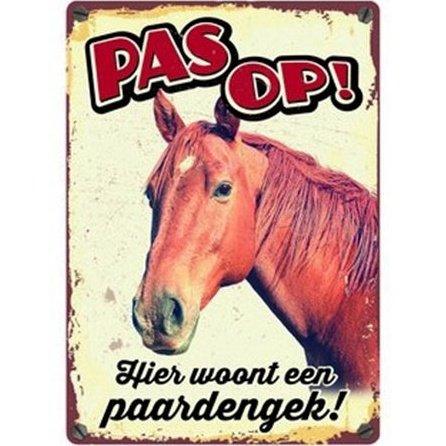 Plenty Gifts Waakbord Blik Paard