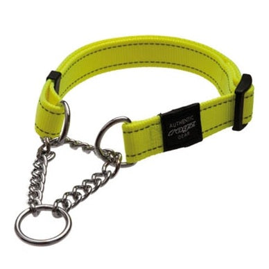 Rogz For Dogs Fanbelt Halfslip Halsband Geel