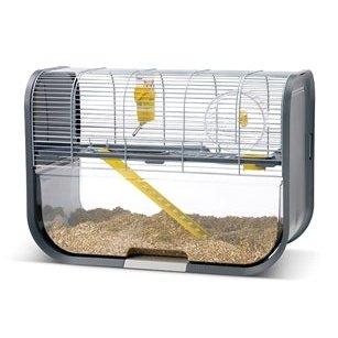 Savic Hamsterkooi Geneva Antraciet / Zilver