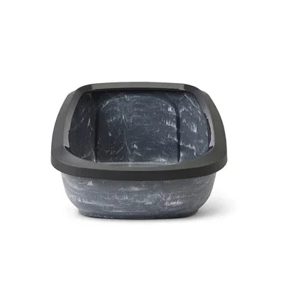 Savic Kattenbak Aseo Jumbo Marble Grijs / Zwart