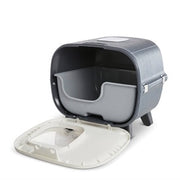 Savic Kattenbak Mira Deluxe Antraciet / Wit