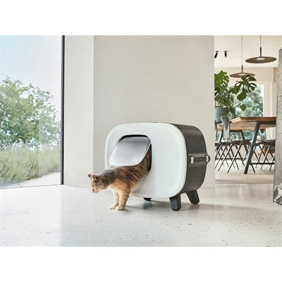 Savic Kattenbak Mira Deluxe Antraciet / Wit