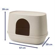 Savic Kattenbak Moona Mokka 57X39X39 Cm