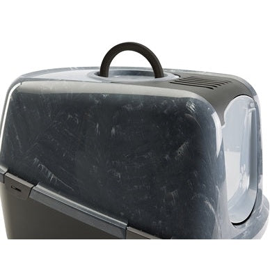 Savic Kattenbak Nestor Jumbo Marble Grijs / Zwart