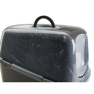 Savic Kattenbak Nestor Jumbo Marble Grijs / Zwart