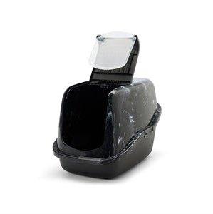 Savic Kattenbak Nestor Marble Zwart / Wit
