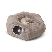 Savic Snuggle Tunnel / Kattenmand Warm Grijs 85X85X26,5 Cm