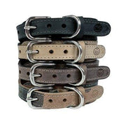 Sazzz Halsband Hond Boho Vintage Leer Camouflage