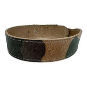 Sazzz Halsband Hond Boho Vintage Leer Camouflage