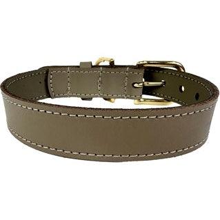 Sazzz Halsband Hond Braveheart Classic Leer Taupe