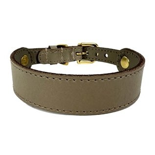 Sazzz Halsband Hond Sweetie Classic Leer Taupe