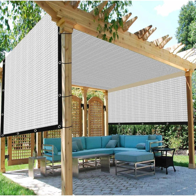 Schaduwdoek vierkant - Schaduwdoek rechthoek - Aluminium - Incl. magnetische haken - Zonnescherm - Zonnescherm auto