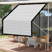 Schaduwdoek vierkant - Schaduwdoek rechthoek - Aluminium - Incl. magnetische haken - Zonnescherm - Zonnescherm auto