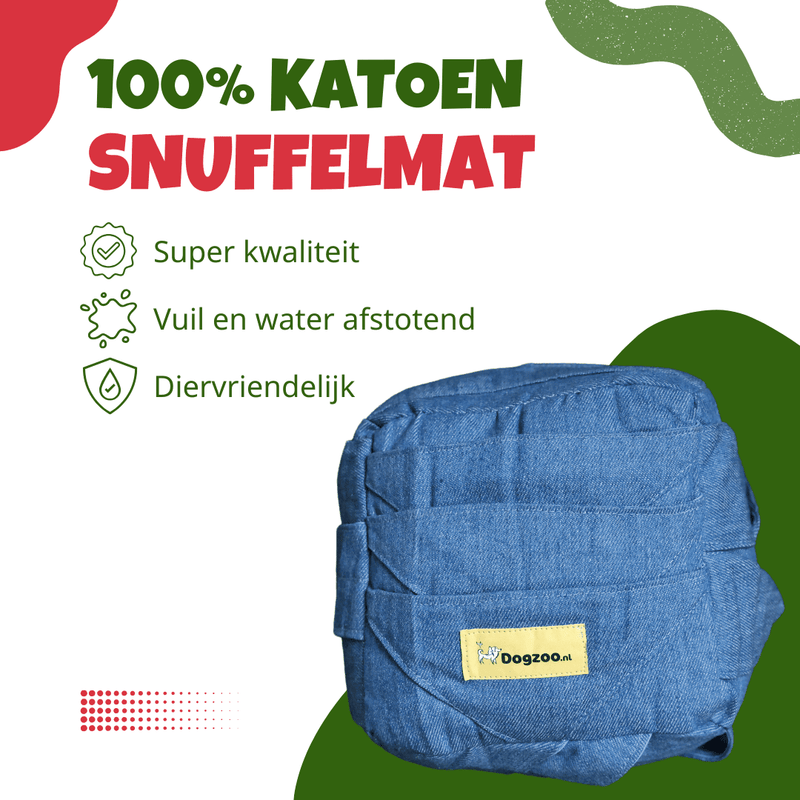 Snuffelmat BrainCube 100% Katoen 25x25 cm