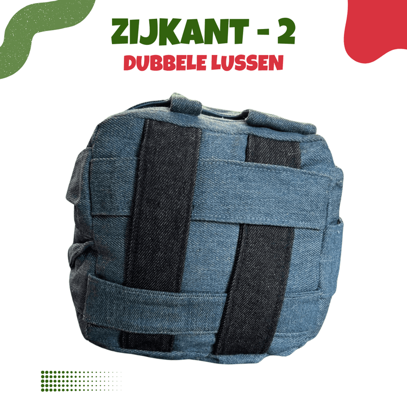 Snuffelmat BrainCube 100% Katoen 25x25 cm