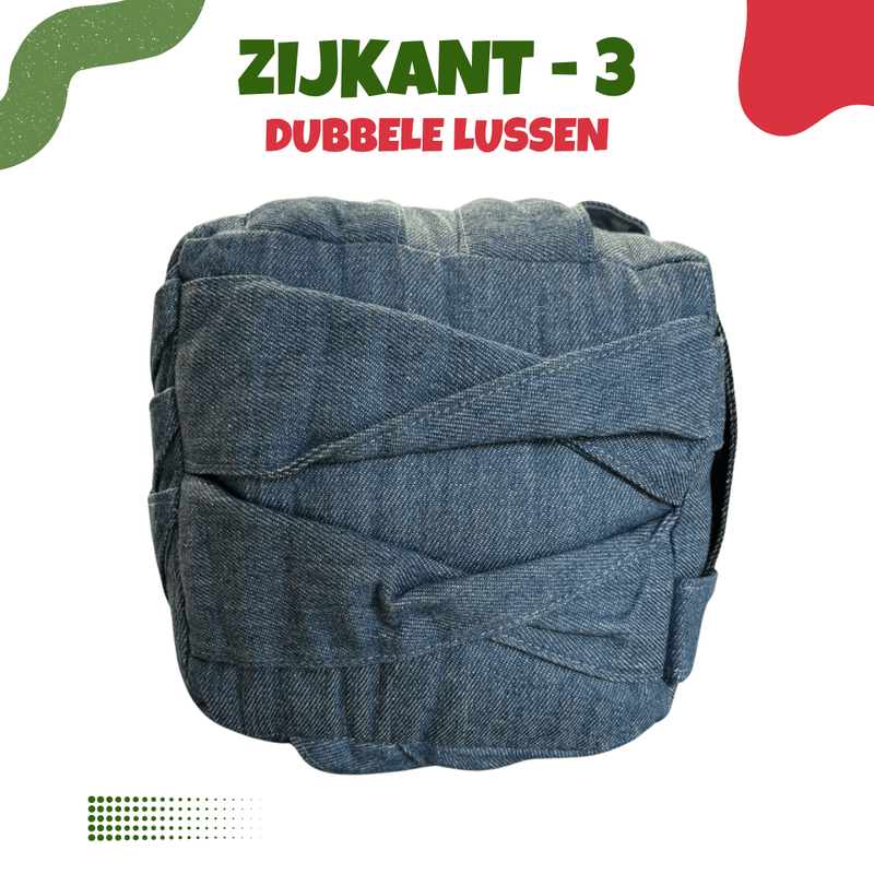 Snuffelmat BrainCube 100% Katoen 25x25 cm